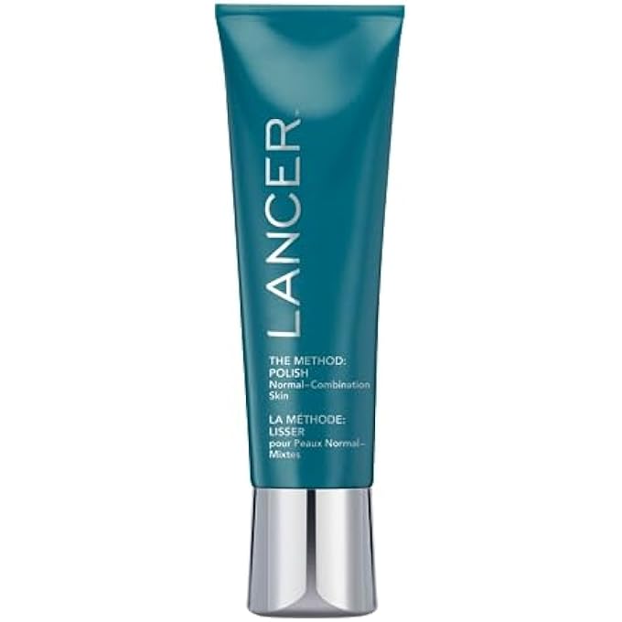 lancer SKINCARE THE METHOD: POLISH FACIAL EXFOLIATOR, DAILY EXFOLIATION FACE SCRUB WITH NATURAL MINERALS, POLISH NORMAL-COMBINATION SKIN, 2 FLUID OUNCES - Image 1